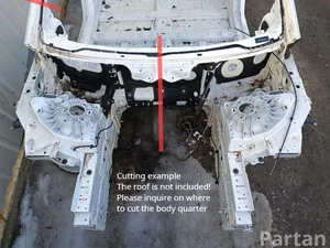 Mercedes-Benz A2976227200, A2976203200, A2976223400, A2976221600, A2976223200 EQS (V297) 2022 Cuarto cuerpo del coche Right Front