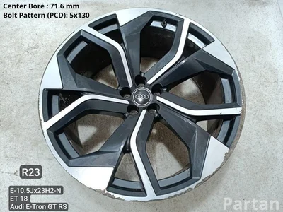 Audi 4M8601025BB, 4M86010225AG, 4M8601025AH, 4M8601025AF E-TRON GT Sedán (F83, F8P) 2024 Llantas de aleación R23 ET18 5X130 EJ 10.5 - Imagen 1