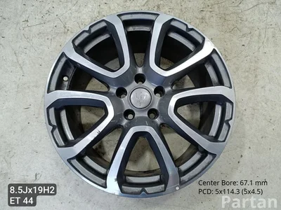 Maserati 670044699 LEVANTE 2017 Alufelgen R19 ET44 EJ 8.5 5x114.3 - Bild 1