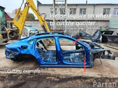 Porsche PANAMERA (971) 2017 Kėbulo ketvirtis dešinė priekis - Paveiksliukas 1