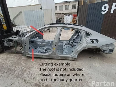 Porsche 971.805.101.A, 971.803.451, 22131705S09 / 971805101A, 971803451, 22131705S09 PANAMERA (971) 2018 Kėbulo ketvirtis kairė priekis - Paveiksliukas 1