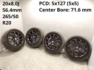 Dodge 5XK97TRMAA DURANGO (WD) 2017 Alloy wheels R20 EJ 8.0 5x127