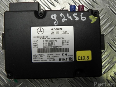 MERCEDES-BENZ A 205 900 69 18 / A2059006918 C-CLASS (W205) 2015 control unit