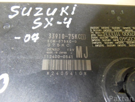 SUZUKI 33910-75KC,  ECM-075KC-0 / 3391075KC, ECM075KC0 SX4 (EY, GY) 2007 Control unit for engine