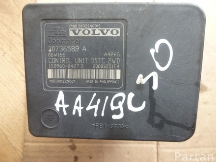 VOLVO 30736589 A, 30736588 / 30736589A, 30736588 C30 2007 Valdymo blokas ABS hidraulika