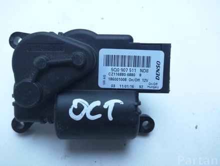 SKODA 5Q0 907 511 / 5Q0907511 OCTAVIA III (5E3) 2015 Adjustment motor for regulating flap