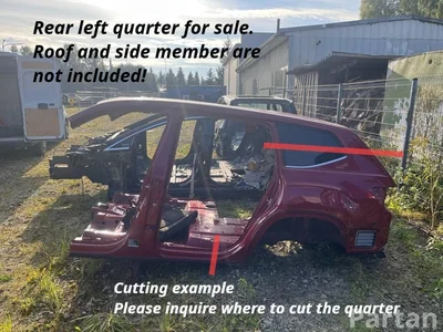 Gebrauchtes Original Volkswagen ATLAS (CA1, CA2, CA3) 2019 Karosserie viertel hinten links - Bild 1
