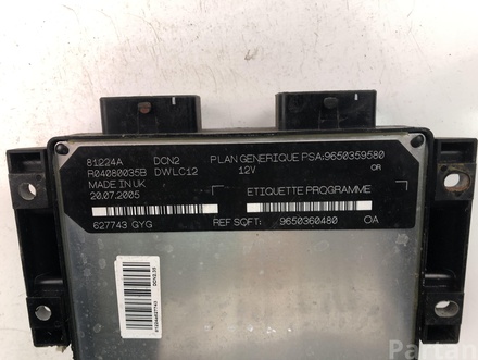 PEUGEOT 9650359580; 9650360480 / 9650359580, 9650360480 PARTNER Box (5) 2013 Control unit for engine