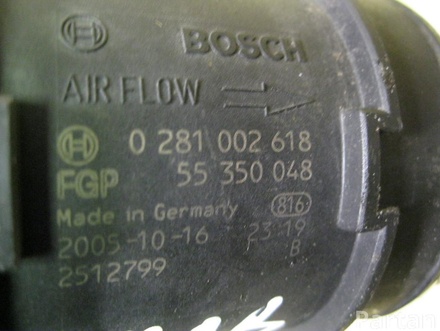 OPEL 55350048, 0281002618 ZAFIRA B (A05) 2008 Air Flow Sensor