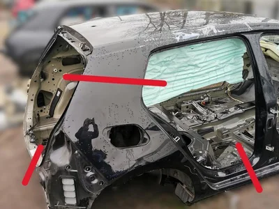 Volkswagen GOLF VII (5G1, BQ1, BE1, BE2) 2018 Quart de corps Right Rear - Image 1