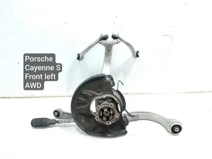 Porsche 9Y0407253A, 9Y0407241B, 4M0407505C, 4M0.407.155.D, 4M0.407.695.C, 4M0.407.695.C / 9Y0407253A, 9Y0407241B, 4M0407505C, 4M0407155D, 4M0407695C, 4M0407695C Cayenne 9Y0 9Y3 2019 Vorderer Radlagergehäuse komplett linke Seite