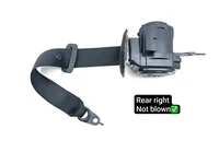 BMW 628279400D 7 (G11, G12) 2016 Saugos diržas dešinysis galinis