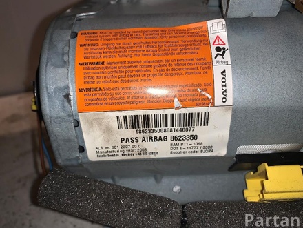 VOLVO 8623350 V50 (MW) 2009 Front Passenger Airbag