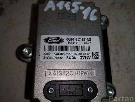 FORD 6G91-3C187-AG / 6G913C187AG S-MAX (WA6) 2008 Sensor, longitudinal-/lateral acceleration