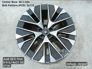 Audi 4KE.601.025.BG, 4KE.601.025.AL,  4KE.601.025.AE / 4KE601025BG, 4KE601025AL, 4KE601025AE Q8 e-tron 2024 Felgi aluminiowe 5x112  R21 ET36 EJ 9.5