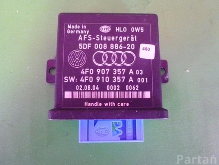 AUDI 4F0 907 357 A, 4F0 910 357 A / 4F0907357A, 4F0910357A A6 (4F2, C6) 2005 Electronic control unit for headlight range control