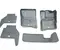 Land Rover L8BM-130A88-GA, L8BM-130A88-HA, L8BM-130A88-FA, L8BM-130A88-DA, M8BM-130B18-BA / L8BM130A88GA, L8BM130A88HA, L8BM130A88FA, L8BM130A88DA, M8BM130B18BA Defender Station Wagon (L663) 2022 Satz Fußmatten - Bild 1