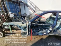 Maserati QUATTROPORTE V 2011 Kėbulo ketvirtis kairė priekis