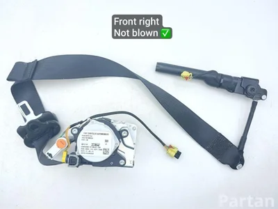 Jeep 6AC50TX7AJ, P6AC50TX7AJ Wrangler JL 2021 Safety Belt Right Front - Image 1