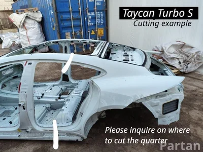 Porsche Taycan 2021 Kėbulo ketvirtis kairysis galinis - Paveiksliukas 1