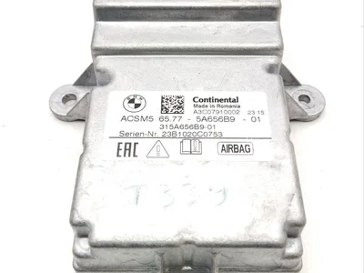BMW 5A656B9, 315A656B9-01, 65.77-5A656B9-01 / 5A656B9, 315A656B901, 65775A656B901 i4 (G26) 2023 Unité de contrôle pour airbag - Image 1