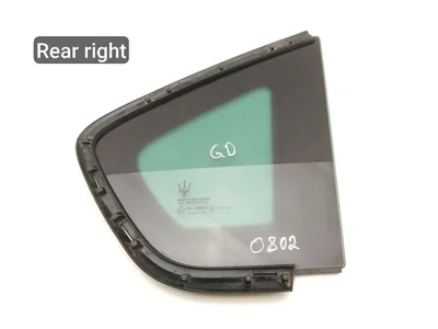 Maserati 06700333740 LEVANTE 2017 Vitré fixe de porte Right Rear - Image 1