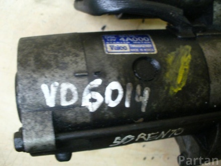 KIA 36100-4A000 / 361004A000 SORENTO I (JC) 2007 Starter