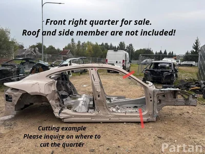Porsche 9J1805748, 9J1803452, 9J1805116, 9J1805102 Taycan 2021 Cuarto cuerpo del coche Right Front - Imagen 1