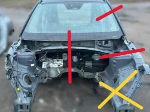 Hyundai Tucson (NX4) 2022 Kėbulo ketvirtis kairė priekis