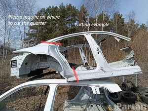 Porsche Taycan 2021 Kėbulo ketvirtis dešinysis galinis