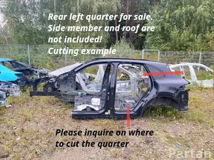 Porsche 4M0803141D, 4M0.805.870A / 4M0803141D, 4M0805870A Cayenne 9Y0 9Y3 2019 Body quarter Left Rear