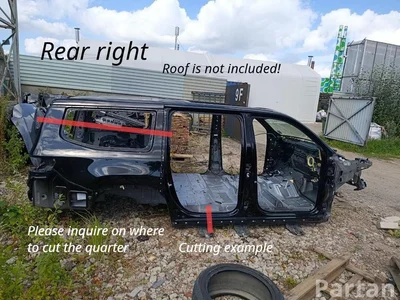 Jeep Wagoneer/ Wagoneer L WS 2022 Kėbulo ketvirtis dešinysis galinis - Paveiksliukas 1