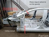 Mercedes-Benz A2976372700, A2976226700, A2976220300, A2976223100, A2976223300 EQS (V297) 2022 Karosserie viertel vorne links