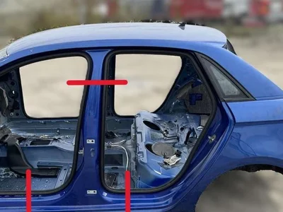 Audi AUDI S1 A1 PILLAR (MIDDLE) LEFT / AUDIS1A1PILLARMIDDLELEFT A1 (8X1, 8XK) 2016 Pièces de carrosserie - Image 1