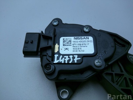 NISSAN 6PV009978-17 / 6PV00997817 QASHQAI II (J11, J11_) 2014 Accelerator Pedal