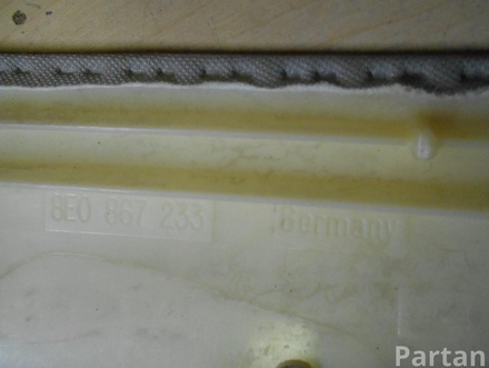 AUDI 8E0 867 233 / 8E0867233 A4 (8EC, B7) 2006 Lining, pillar a Upper left side