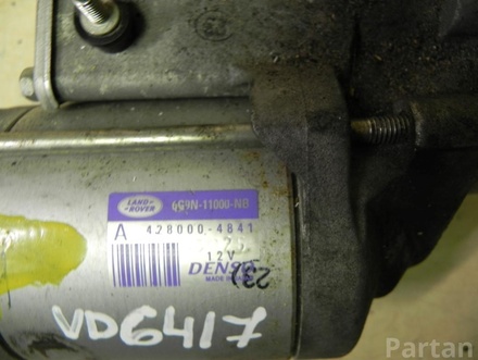 LAND ROVER 6G9N-11000-NB , 428000-4841 / 6G9N11000NB, 4280004841 RANGE ROVER EVOQUE (L538) 2014 Starter