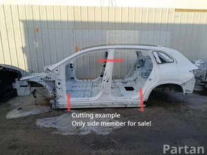 Mercedes-Benz EQS SUV (X296) 2023 Slenkstis kairė