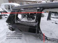 Jeep GRAND CHEROKEE V (WL) 2022 Kėbulo ketvirtis dešinysis galinis