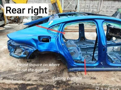 Porsche PANAMERA (971) 2017 Kėbulo ketvirtis dešinysis galinis - Nuotrauka 1