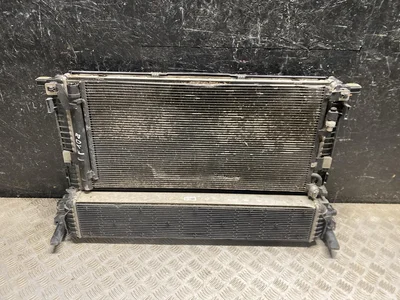 Audi 8W0816411H, 8W0121251AK, 8W0145804A A4 Avant (8W5, B9) 2016 Radiateur complect Refroidisseur d'air comprimé intermédiaire Ventilateur de radiateur Condenseur - Image 1