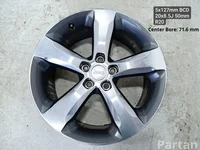 Jeep 04755343AA, 1LB77TRMAC GRAND CHEROKEE V (WL) 2022 Felgi aluminiowe R20 EJ 8.5 5x127
