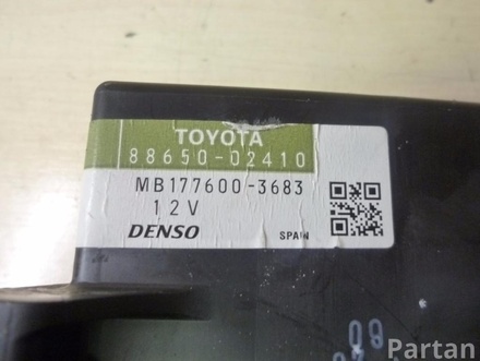 TOYOTA 88650-02410 / 8865002410 YARIS (_P9_) 2009 Control Unit, air conditioning