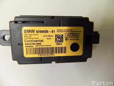 BMW 9269635 3 (F30, F80) 2013 Horn button
