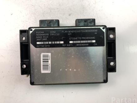 PEUGEOT 9650359580; 9650360480 / 9650359580, 9650360480 PARTNER Box (5) 2013 Control unit for engine