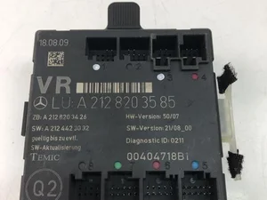 Mercedes-Benz A2128203585 E-CLASS (W212) 2012 Unidad de control de puertas