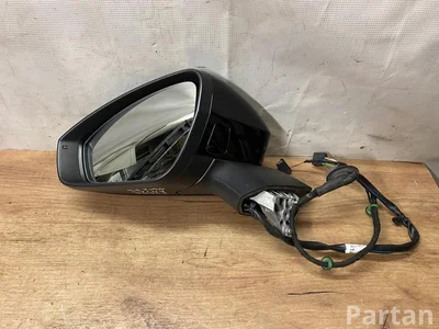 Škoda ENYAQ iV SUV (5AZ) 2024 Outside Mirror Left adjustment electric Turn signal Electric folding Blind spot Warning Heated - Image 1