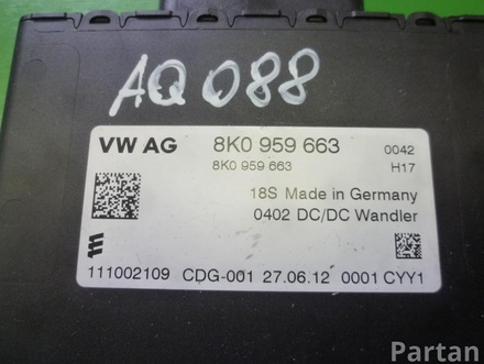 AUDI 8K0 959 663 / 8K0959663 Q5 (8R) 2014 Voltage stabiliser