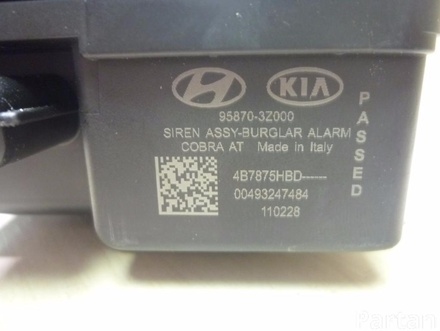 HYUNDAI 95870-3Z000 / 958703Z000 i40 CW (VF) 2012 Siren, alarm system