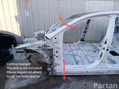 Mercedes-Benz A2966260500, 2966261500, A2966305700 EQS SUV (X296) 2023 Kėbulo ketvirtis kairė priekis - Paveiksliukas 1